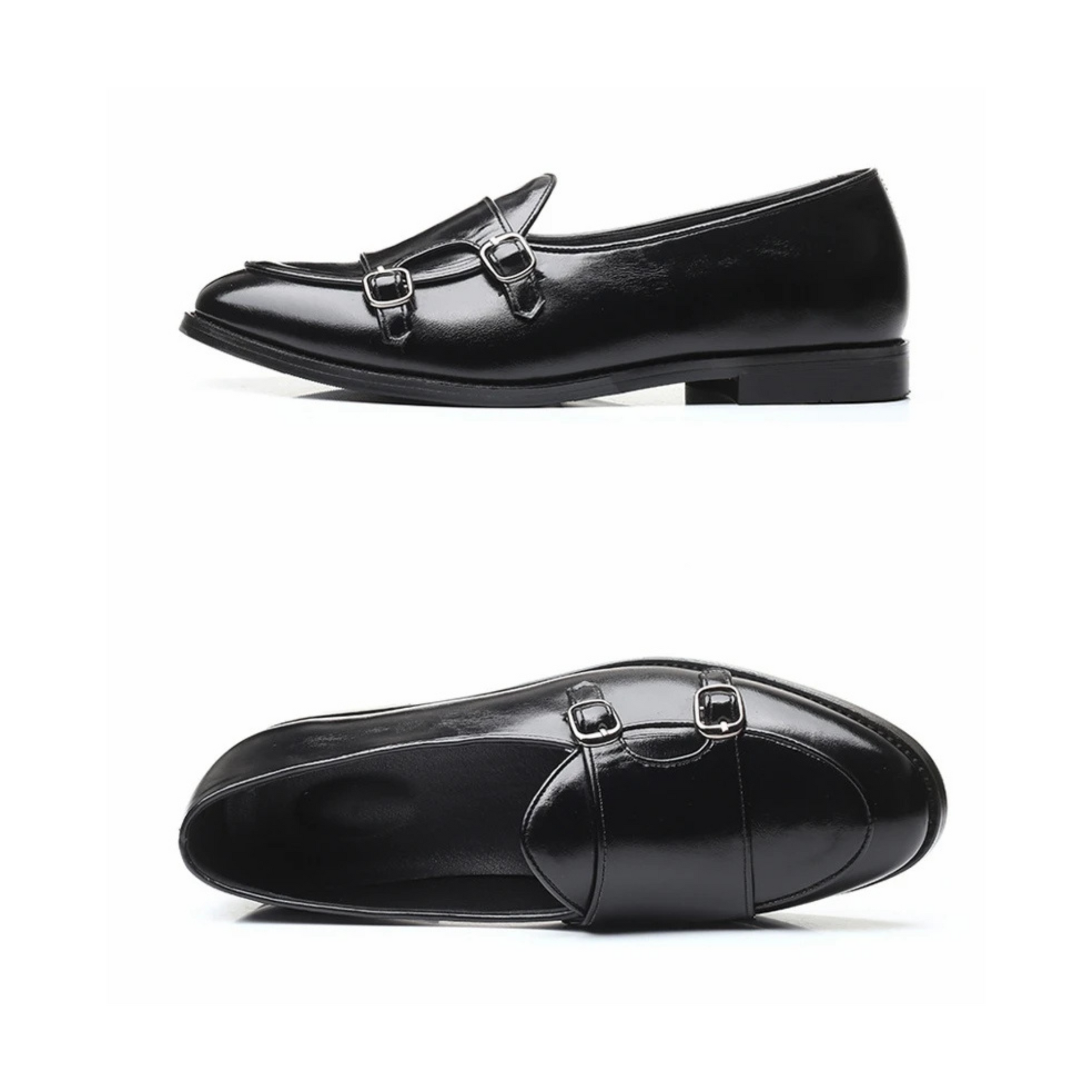 Julian Monk Slip Leather Loafer