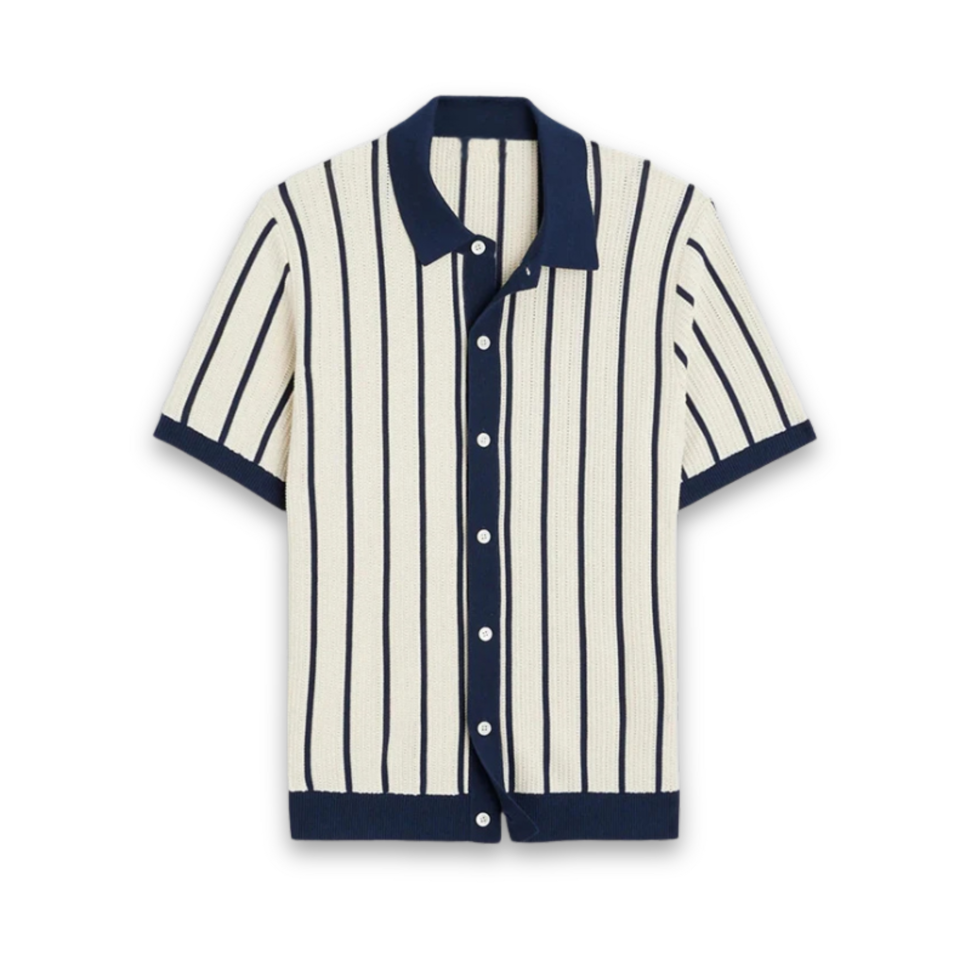 Cedric Striped Knit Polo