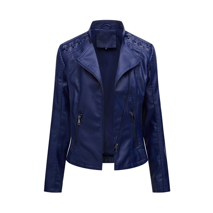 Sofia Blake Vegan Leather Jacket