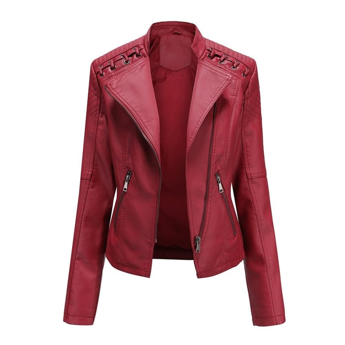 Sofia Blake Vegan Leather Jacket